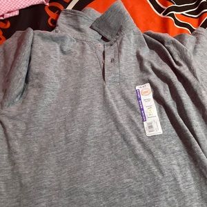 Grey Polo shirt no holes